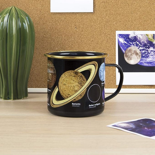 Gift Republic Space Astronomia Enamel Mug