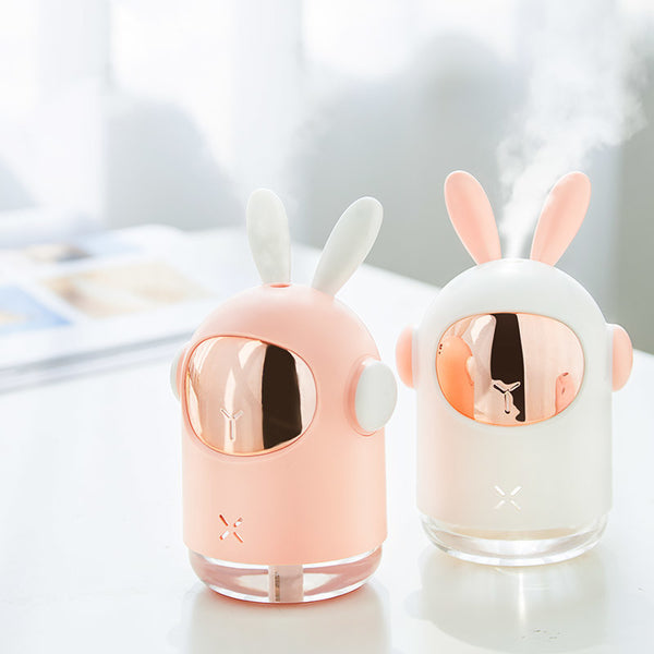 Home car mini space rabbit humidifier