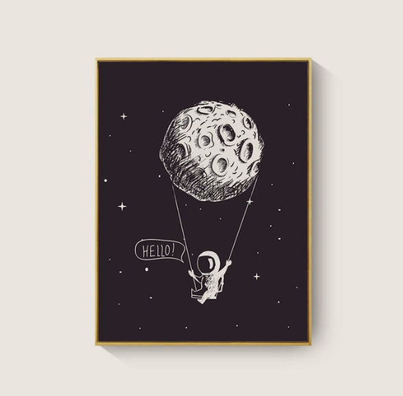 Hao Kitchen Space Scene Moon Decoration Picture