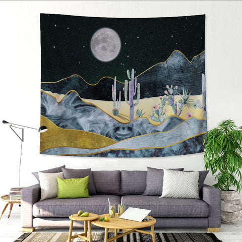 Space Nebula Digital Printing Home Tapestry