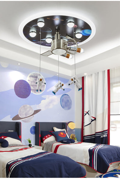 Children's Bedroom Space Man Ceiling Lamp