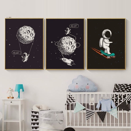 Hao Kitchen Space Scene Moon Decoration Picture