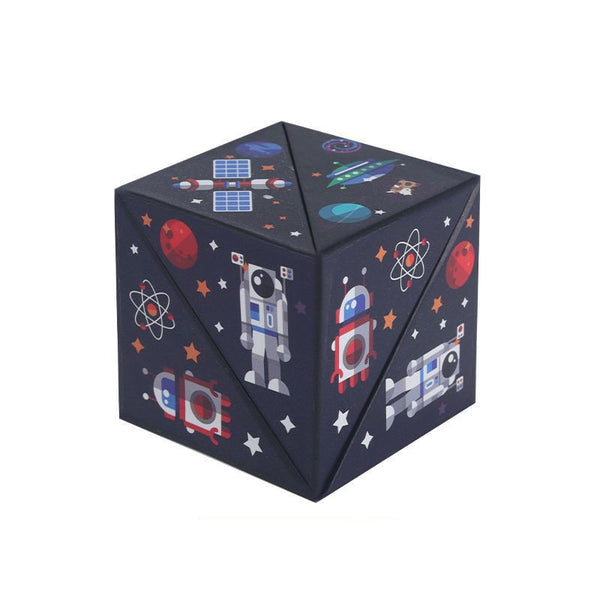 Magnetic Cube 3D Geometric Space Variety Toy