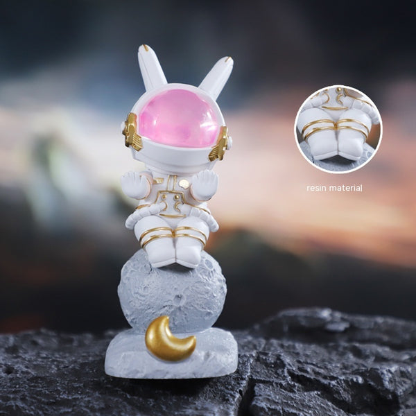 Space Rabbit Mobile Phone Stand Creative Desktop