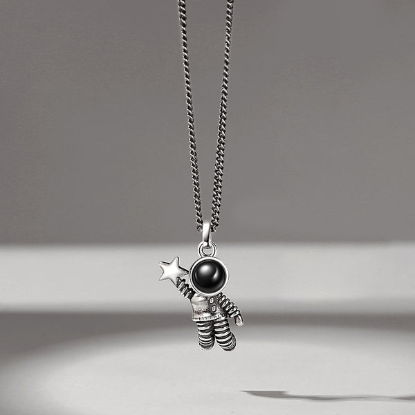 Creative Space Astronaut Pendant Clavicle Chain