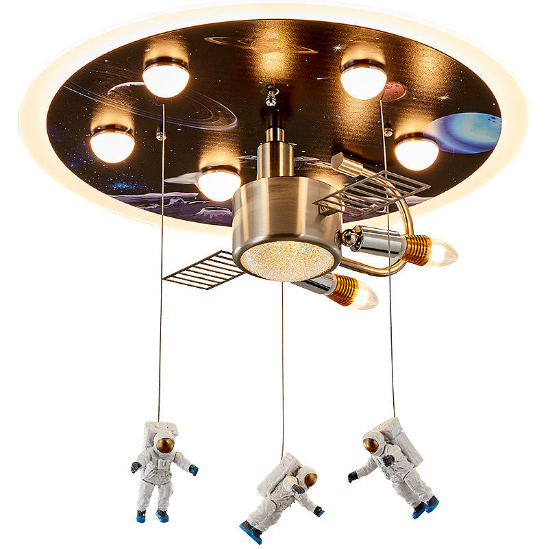 Children's Bedroom Space Man Ceiling Lamp