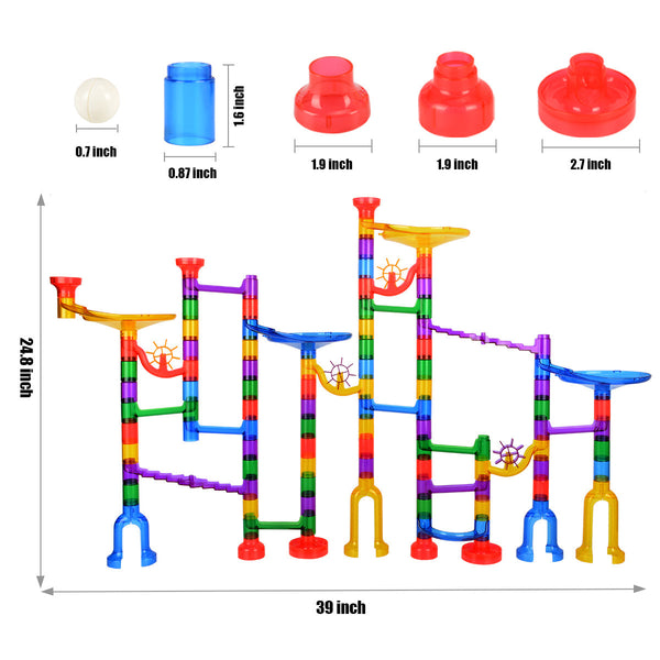 122pcs Space Pipeline Assembling Orbital Building Blocks