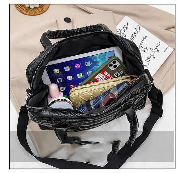 One Shoulder Messenger Space Cotton Lazy Handbag