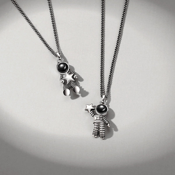 Creative Space Astronaut Pendant Clavicle Chain