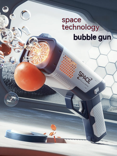 Space Gun Handheld Porous Bubble Machine