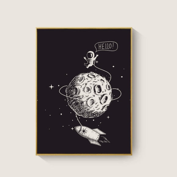 Hao Kitchen Space Scene Moon Decoration Picture