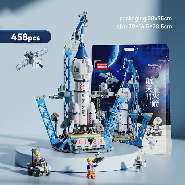 Space Rocket Model Building Block Toy