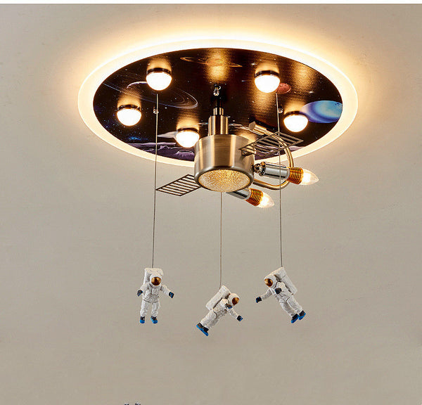 Children's Bedroom Space Man Ceiling Lamp