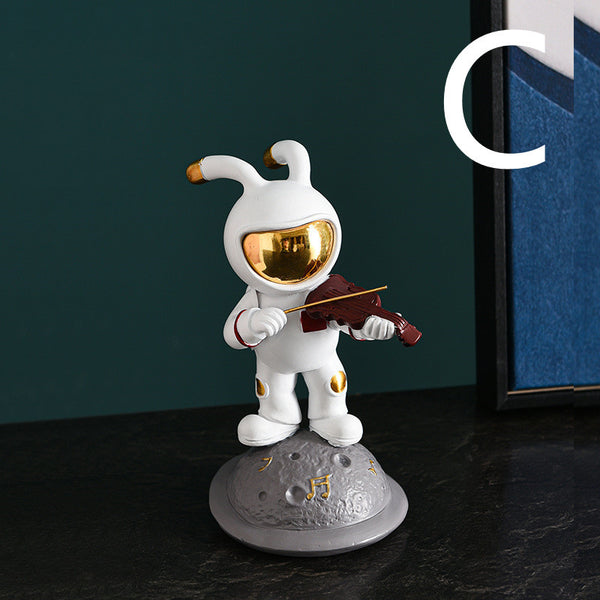 Creative Space Rabbit Astronaut Home Decoration