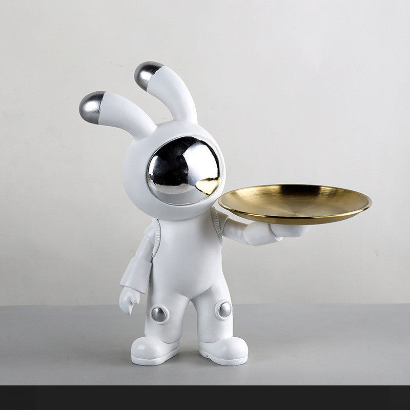 Space Rabbit Storage Decoration Porch Key Tray
